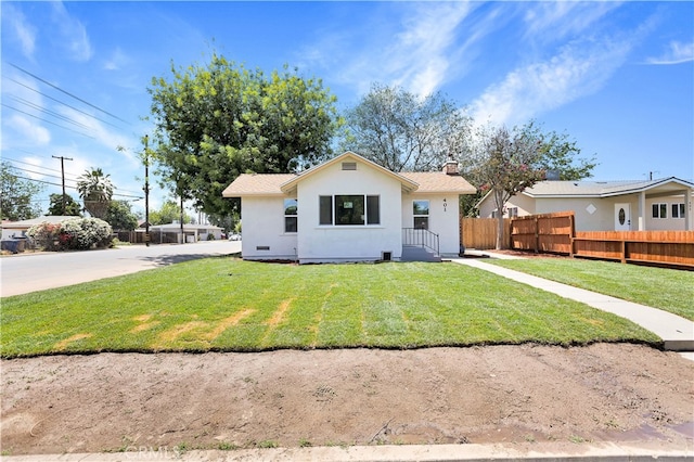401 Cypress St, Bakersfield, CA 93304 - view of front facade featuring a chimney and stucco siding
