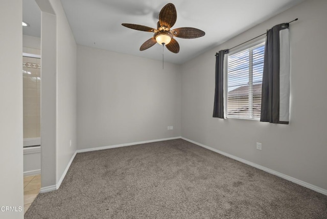 1542 Windshore Way, Oxnard, CA 93035 - carpeted spare room featuring a ceiling fan and baseboards