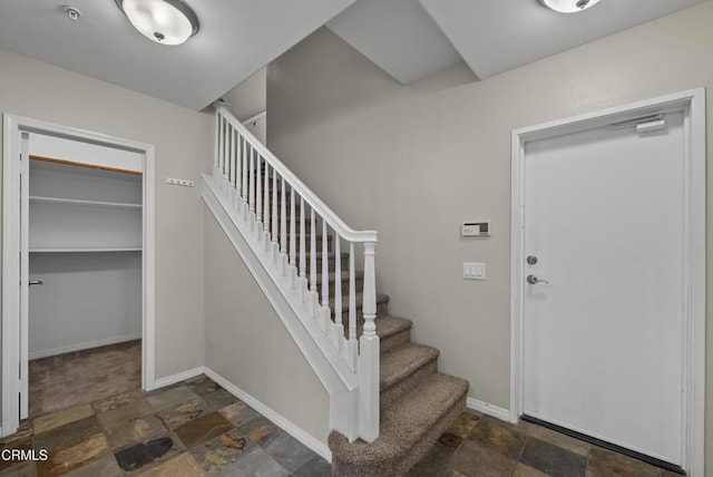 1542 Windshore Way, Oxnard, CA 93035 - stairs with stone tile floors and baseboards