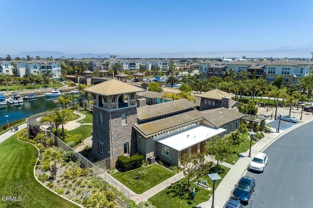 1542 Windshore Way, Oxnard, CA 93035 - aerial perspective of suburban area featuring a nearby body of water
