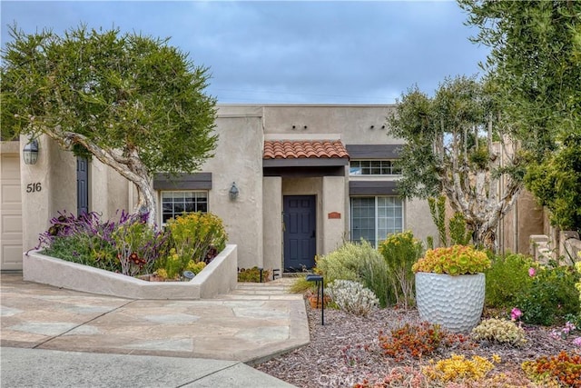 516 Stoneridge Dr, San Luis Obispo, CA 93401 - view of front of home featuring a tile roof and stucco siding