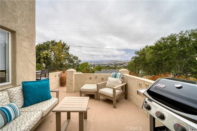 516 Stoneridge Dr, San Luis Obispo, CA 93401 - view of patio / terrace featuring area for grilling and an outdoor living space