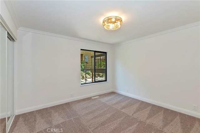 27657 Peninsula Dr Unit 131, Lake Arrowhead, CA 92352 - unfurnished room with ornamental molding and carpet