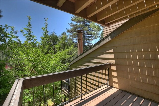 27657 Peninsula Dr Unit 131, Lake Arrowhead, CA 92352 - view of wooden terrace