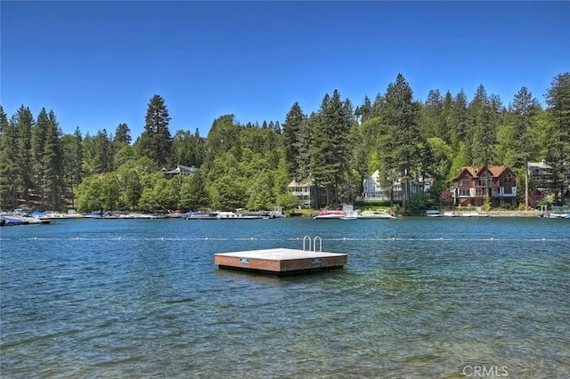 27657 Peninsula Dr Unit 131, Lake Arrowhead, CA 92352 - dock featuring a water view