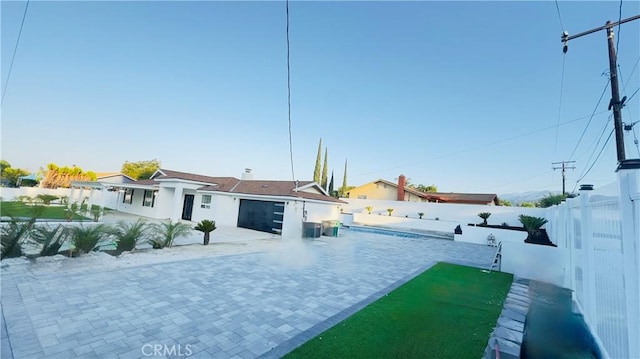 7401 Liberty Ave, Corona, CA 92881 - fenced backyard with central AC unit