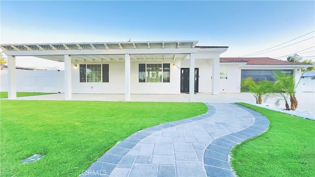 7401 Liberty Ave, Corona, CA 92881 - rear view of house with a patio and stucco siding