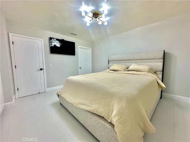 7401 Liberty Ave, Corona, CA 92881 - bedroom featuring baseboards and light tile patterned flooring