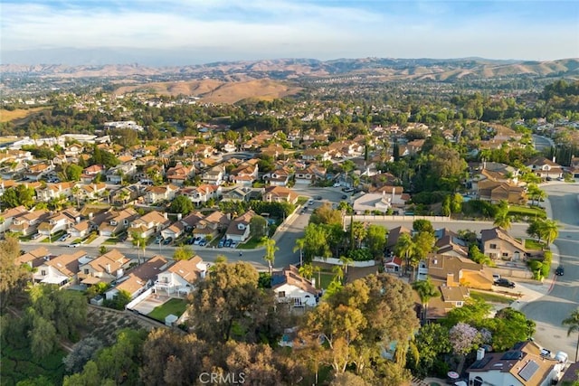 2424 Norte Vista Dr, Chino Hills, CA 91709 - aerial view of property's location featuring a mountain backdrop and nearby suburban area