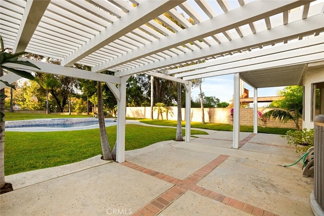 2424 Norte Vista Dr, Chino Hills, CA 91709 - view of patio with a pergola