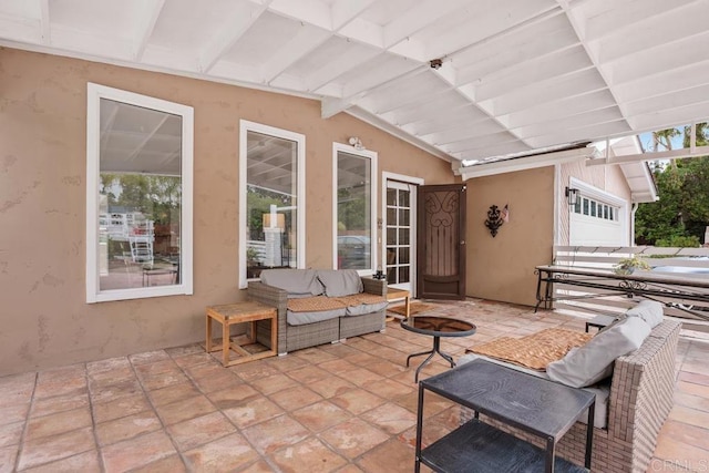 1093 Rancho Santa Fe Rd, Encinitas, CA 92024 - view of patio featuring outdoor lounge area