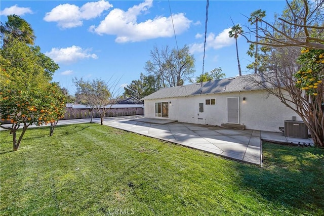 17435 Lassen St, Northridge, CA 91325 - back of house featuring stucco siding, a patio, and cooling unit