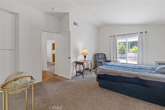 40612 Via Amapola, Murrieta, CA 92562 - carpeted bedroom featuring vaulted ceiling