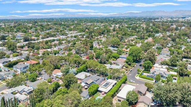 11230 Dilling St, Studio City, CA 91602 - aerial perspective of suburban area with a mountainous background