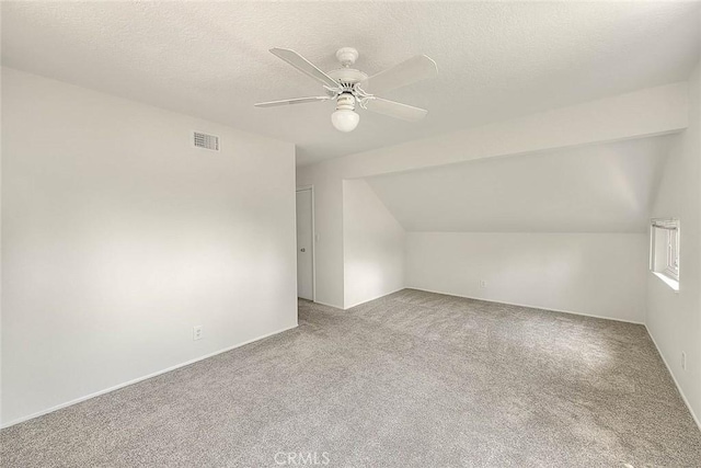 349 N Del Sol Ln, Diamond Bar, CA 91765 - bonus room with carpet floors, ceiling fan, vaulted ceiling, and a textured ceiling