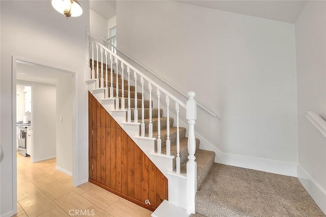 349 N Del Sol Ln, Diamond Bar, CA 91765 - staircase featuring baseboards