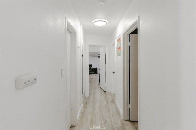 1222 W Kettering St, Lancaster, CA 93534 - hallway with light wood-style flooring
