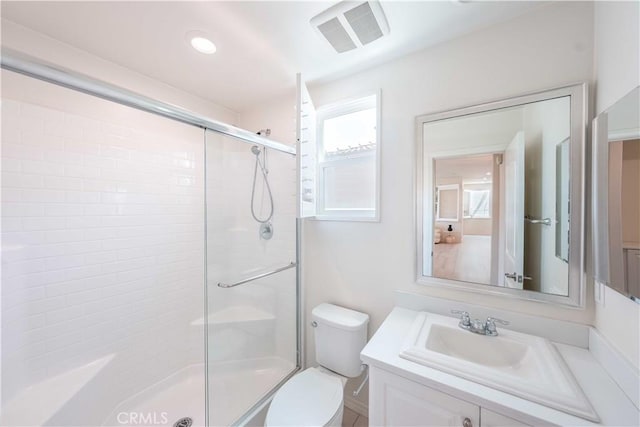 6940 Lagoon Ct, Jurupa Valley, CA 91752 - bathroom featuring a shower stall and vanity