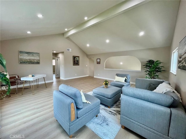 135 Ricci Ave, Walnut, CA 91789 - living room featuring light wood-type flooring, baseboards, and recessed lighting