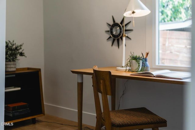 3538 Sierra St, Los Angeles, CA 90031 - office with wood finished floors and baseboards