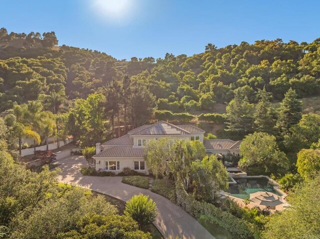4014 Millagra Dr, Fallbrook, CA 92028 - aerial view of property and surrounding area featuring a forest