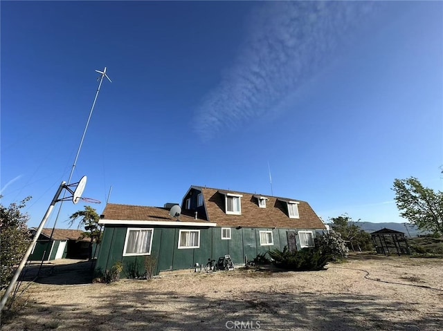 60645 Lupin Ln, Anza, CA 92539 - rear view of property featuring a shingled roof