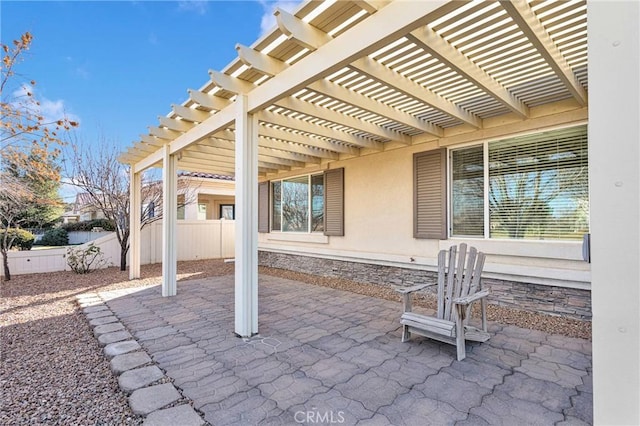 19344 Macklin St, Apple Valley, CA 92308 - view of patio / terrace with a pergola
