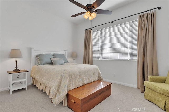 19344 Macklin St, Apple Valley, CA 92308 - carpeted bedroom featuring baseboards and a ceiling fan