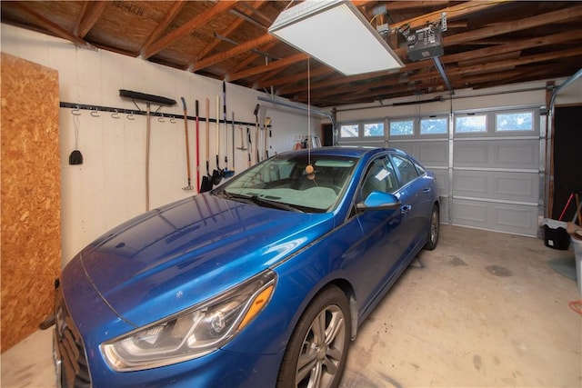 13182 Third St, Clearlake Oaks, CA 95423 - garage with a garage door opener