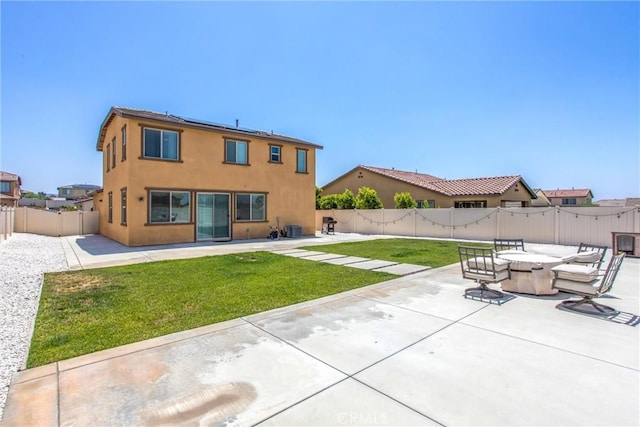1737 Arcus Ct, Beaumont, CA 92223 - back of property with a patio and stucco siding