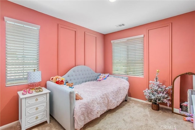 1737 Arcus Ct, Beaumont, CA 92223 - bedroom featuring multiple windows, light carpet, and baseboards