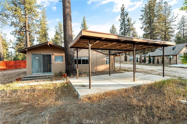 59485 State Highway 74, Mountain Center, CA 92561 - view of patio featuring a carport
