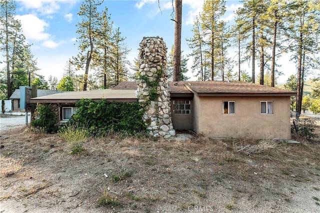 59485 State Highway 74, Mountain Center, CA 92561 - back of house with stucco siding