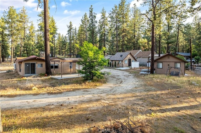 59485 State Highway 74, Mountain Center, CA 92561 - view of front of home featuring a detached carport and dirt driveway