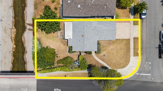 8730 Marshall St, Rosemead, CA 91770 - aerial overview of property's location featuring property parcel outlined
