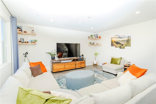 28252 Farm Creek Way, Valley Center, CA 92082 - living area featuring wood finished floors and recessed lighting