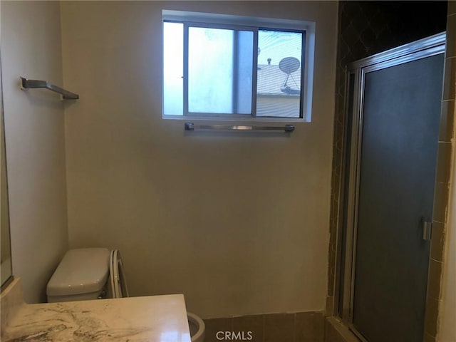 218 N Nicholson Ave, Monterey Park, CA 91755 - full bath featuring toilet, a shower stall, and vanity