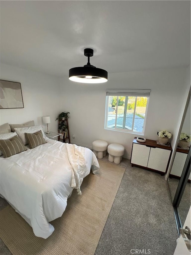 4113 E 10th St Unit 2, Long Beach, CA 90804 - carpeted bedroom with ceiling fan