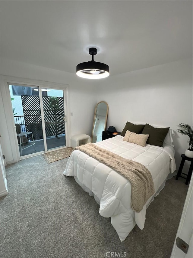 4113 E 10th St Unit 2, Long Beach, CA 90804 - carpeted bedroom featuring access to outside