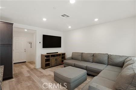 7155 Citrus Ave Unit 320, Fontana, CA 92336 - living area with recessed lighting and light wood-type flooring
