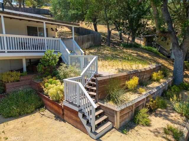 7560 Castano Ave, Atascadero, CA 93422 - view of yard with stairs
