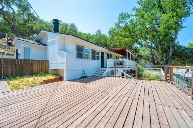 7560 Castano Ave, Atascadero, CA 93422 - view of wooden deck