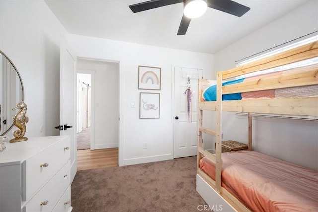 7560 Castano Ave, Atascadero, CA 93422 - bedroom with carpet and ceiling fan