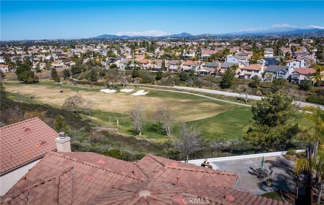 45344 Saint Tisbury St, Temecula, CA 92592 - aerial view of residential area with mountains and a golf course