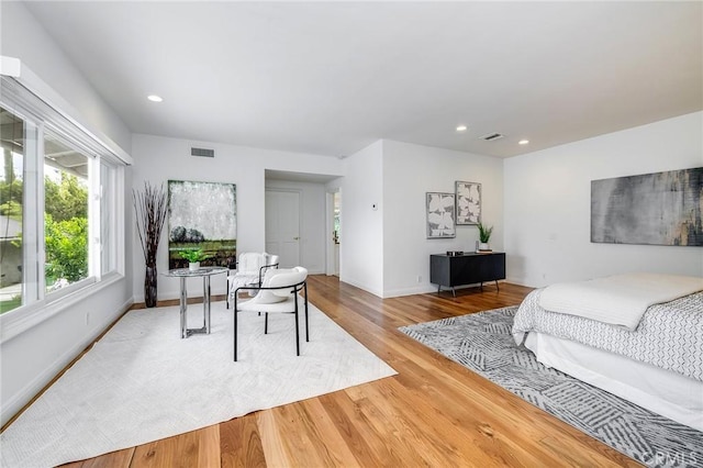 4820 Encino Ter, Encino, CA 91316 - bedroom featuring wood finished floors, baseboards, and recessed lighting
