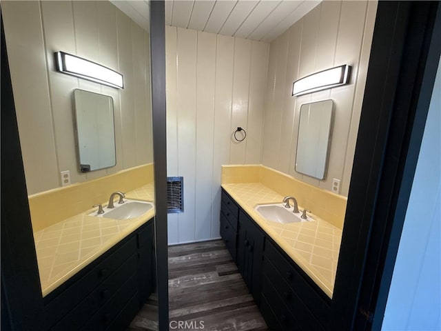 149 Acacia Ave, Oroville, CA 95966 - bathroom with wood finished floors and vanity