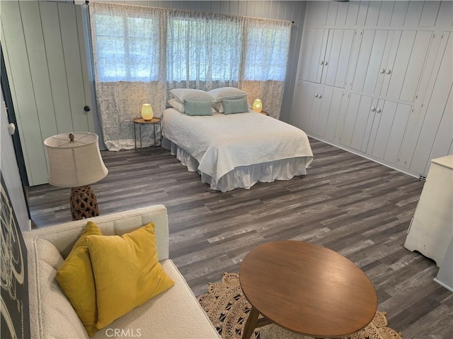 149 Acacia Ave, Oroville, CA 95966 - bedroom featuring wood finished floors and wooden walls