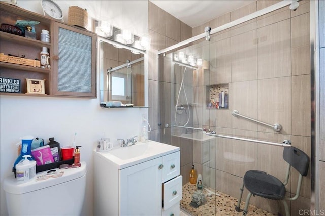646 Downer Ave, El Cajon, CA 92020 - full bath featuring vanity and a shower stall