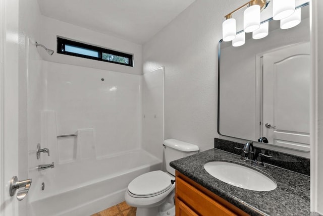 12590 Carmel Creek Rd Unit 1, San Diego, CA 92130 - full bathroom featuring vanity, washtub / shower combination, and toilet