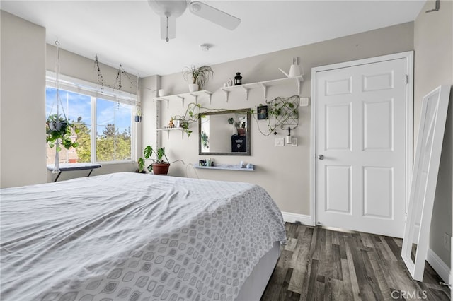 5 Quartz Ln, Ladera Ranch, CA 92694 - bedroom featuring dark wood-type flooring and ceiling fan